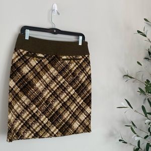 Etcetera mini skirt with plaid pattern